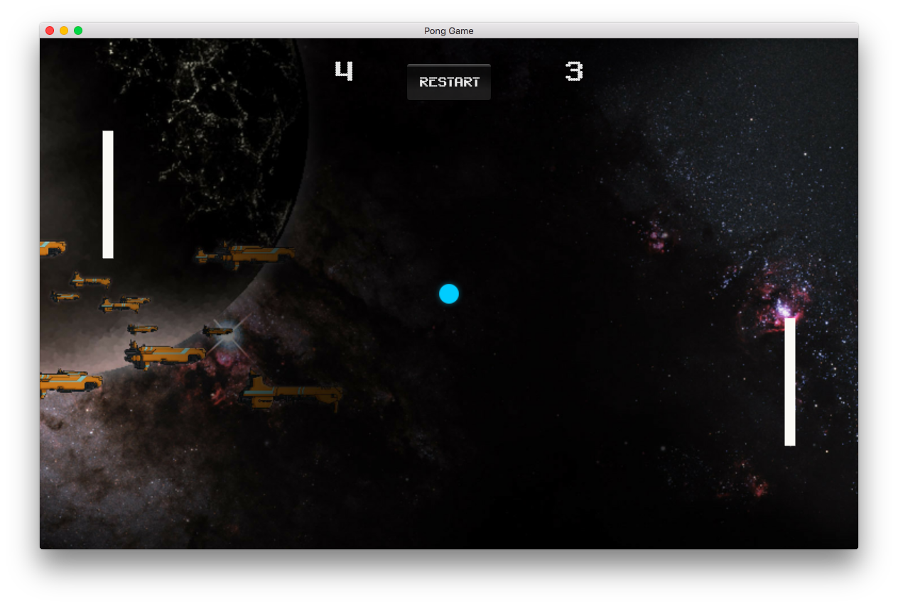 Finished Unity Pong game